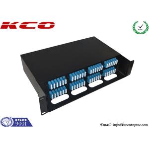 MTP MPO Fiber Optic Truck Patch Cable Patch Panel Rackmountable 19'' LC 192