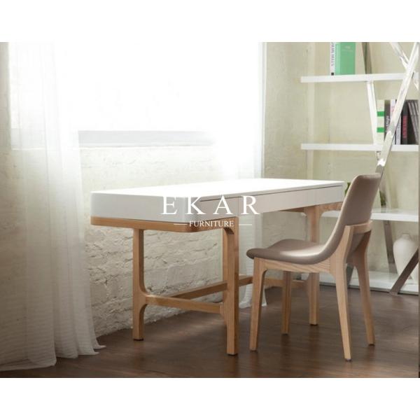 Quality Modern Simple Computer Desk Mdf Wood Desktop White Study Table wholesale