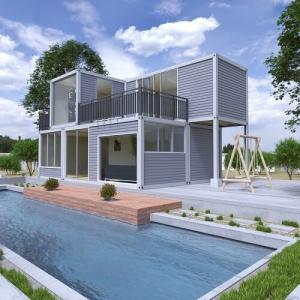 Zontop Modern Luxury Quick Concrete Construction Fast Build Steel Structure