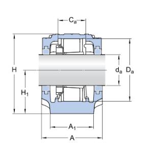 Cast Iron Pillow Block Ball Bearing Split Plummer Block Housings SNL519-616