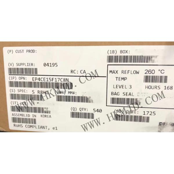 Quality Field Programmable Gate Array EP4CE15F17C8N
 Cyclone IV E FPGA Integrated Circuits 256-LBGA FPGA Chips
 wholesale