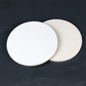 Non Slip Sublimation Ceramic Coaster Blanks With Cork Back 10cm And 10.8cm Size
