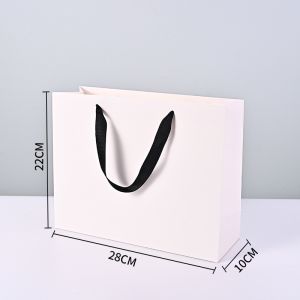 Custom Printed Paper Bags Customized Custom Order CMYK Surface Printing