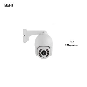 YGHT 5MP Motorized Zoom Outdoor Security Camera With Full Color Night Vision &