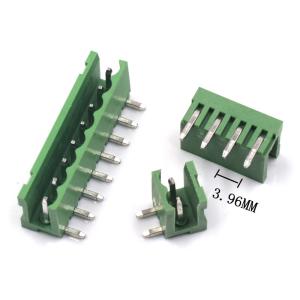 3.96mm Pitch PCB Pluggable Screw Terminal Blocks Plug + Pin Header Socket Green