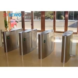 Rfid Gate Reader Flap Barrier Gate Access Control System For Gym Membership