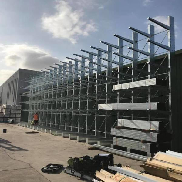 Quality Q235B Cantilever Racking System 8m Auto Industrial Cantilever Shelving wholesale