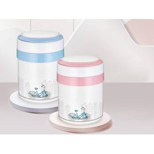 China Modern style leakproof food grade stainless steel food warmer set 2L sustainable insulated soup pot with handgrip on sale