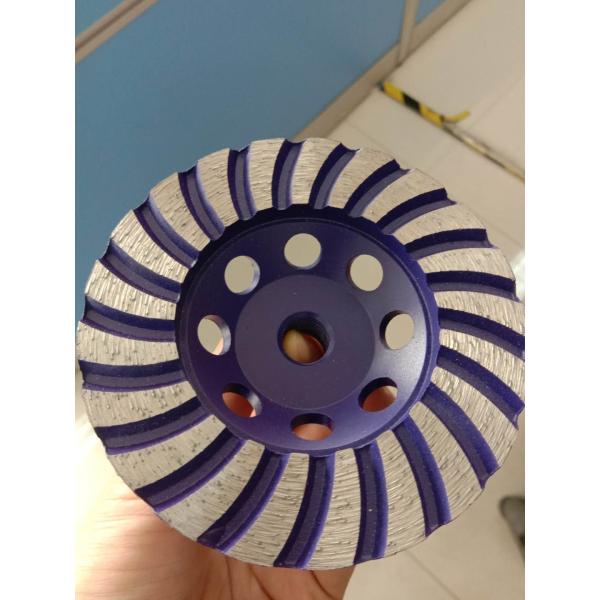 Quality Sintered Turbo Diamond Cup Grinding Wheel Silver Brazed For Granite Using wholesale