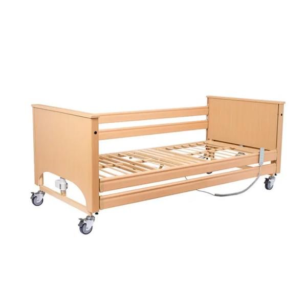 Wooden Electric 5 Function Home Nursing Bed for Elderly Patients Adjustable and