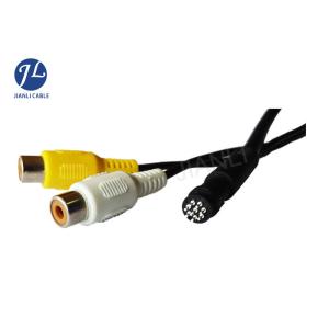 Watertight BNC Rear View Camera Cable With PVC Insulation