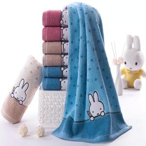 74*36cm 100% cotton cartoon MIFFY soft care breathable face towel and hand towel