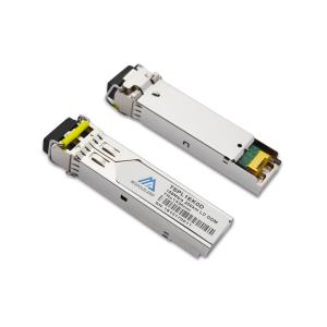 China 100Mbps SFP Duplex , 100BASE ZX SFP SMF 1550nm 80KM LC DOM Transceiver on sale