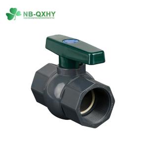 Octagonal Ball Valve with Butterfly Handle Water Connection and Socket