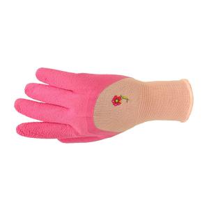 Custom Latex Coated Work Gloves , Ladies Gardening Gloves With Micro Foam