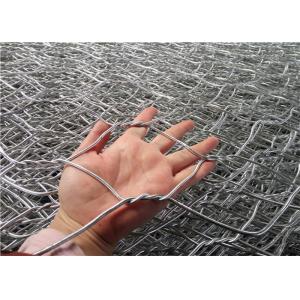 Hot Dipped Galvanized Gabion Mesh 2.0-4.0mm Wire Diameter 60x80mm Hole