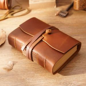 Pantone DDU Leather Notebook Covers Diary ISO9001 Hand Account Diary