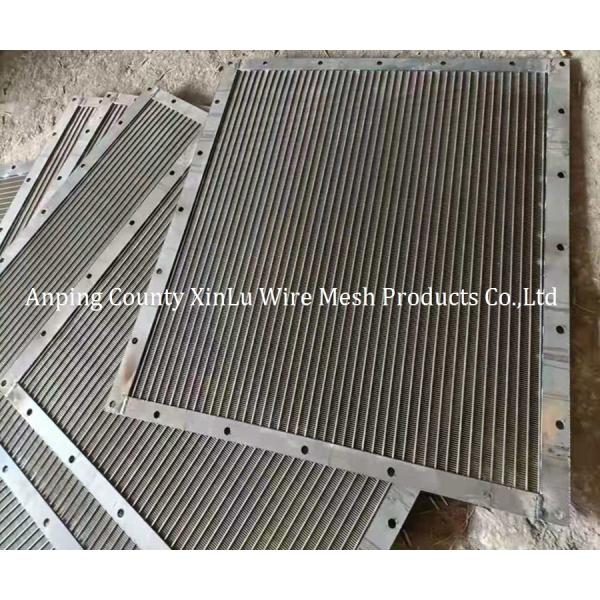 Wedge Wire Flat Panel Johnson Screen Mesh with Flat Plate Dewatering Screen