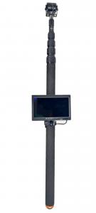Cheap High Intensity Lightweight Ir Inspection Camera Carbon Fibre Telescopic Pole for sale