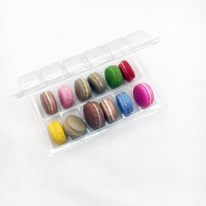 Bespoke beautiful plastic macaron tray clam shell packaging tray