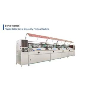 1-8 Color 70 Pcs/Min Servo-Driven Plastic Bottle UV Printing Machine