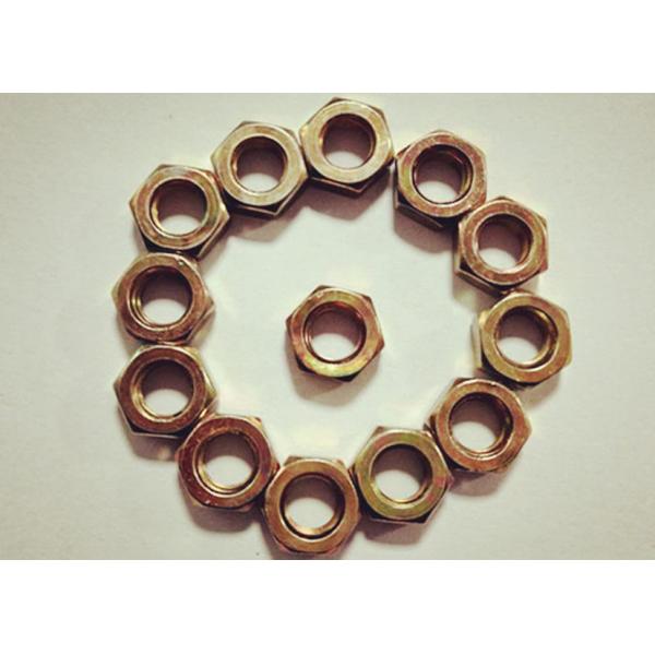 Quality High Strength GB6170 Carbon Steel Nuts , Right Hand M8 Hex Nut 1.25mm Pitch wholesale