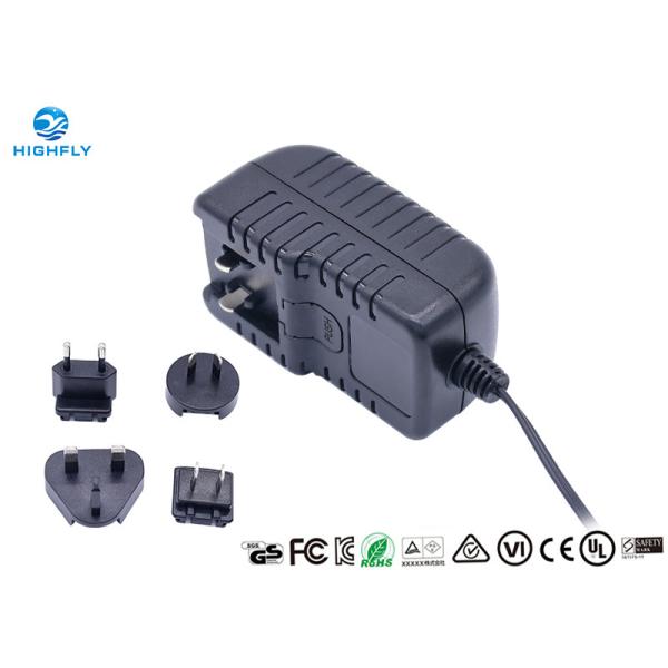 18V 1A Interchangeable Plug Power Adapter Power Supply With UL CE GS Certificati