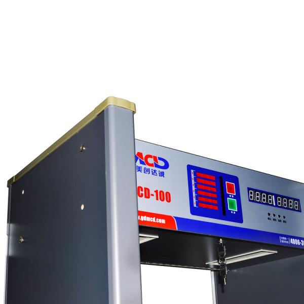 Multi Zone Archway Metal Detector LED Array Panel Airport Security Scanners