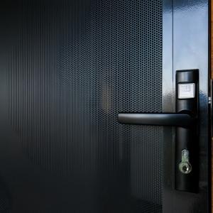 Black Perforated Aluminum Security Mesh