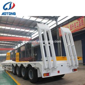 Lowbed Trailers For Transport Of Heavy Loader