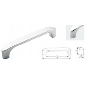201 Stainless Steel Door Shake Handle Cabinet 160mm Polishing