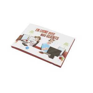 White Color Hard Cover Lcd Video Brochure Print Marketing And Digital Marketing