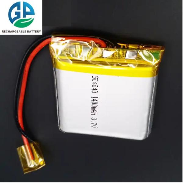 UN38.3 3.7v 1400mah Li Polymer Battery 904040 Lithium Polymer Battery Pack KC CB IEC62133 Approved