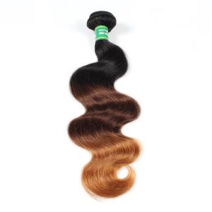Factory Price Ombre 3 Color New Arrival 8"-30" Fashion Hot Sale Hair Weft