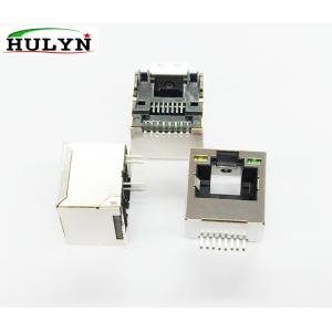 Ultra-thin RJ45 Connector with LEDs, Surface Mount Type,H12.9MM