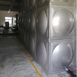 Customized Rectangular Storage Tank , Stainless Steel Sectional Water Tanks
