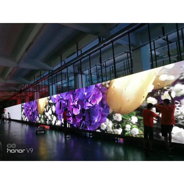 High Brightness Rental LED Display , AC 100V-240V Stage LED Backdrop Screen