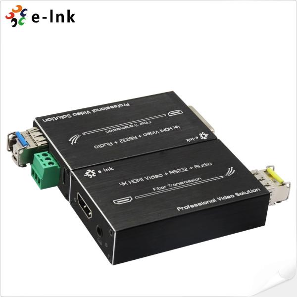 Quality Mini 4K HDMI Fiber Extender with RS232 & External Audio wholesale