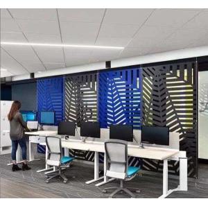 Flame Retardant Acoustic Office Dividers Pet Felt Polyester 1220mmx2440mm