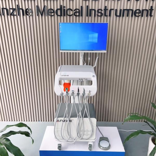 Factory Hot Sell Dental Workbench Anzhe Portable Dental Unit With Computer
