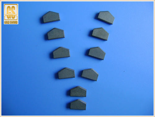 YK15 YK20 Grade Cemented Carbide Tips High Thermal Conductivity For Mining