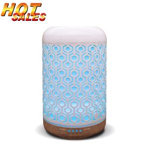 100ML Essential Oil Diffuser Metal Iron Aromatheraply Aroma Diffuser With Led