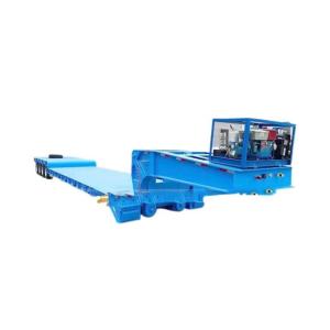 China Customized 13t Grade Excavator Hydraulic Lowboy Semi-Trailer with Detachable Gooseneck on sale