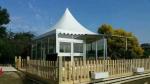 Glass Marquee Prefab Resort House Hotel Outdoor Camping Tents Luxury 5m * 5m