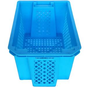 Stackable Heavy Duty Plastic Storage Crates Industrial Convenient Fruits