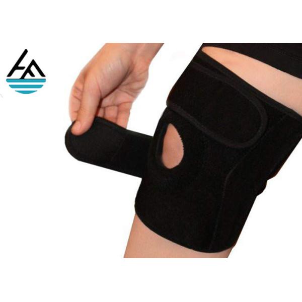 Quality Unisex Powerlifting Knee Sleeves , Knee Compression Sleeve Running With Holes wholesale
