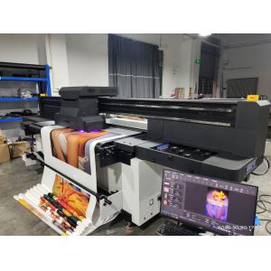 Cheap 1.8m CMYK / White Roll To Roll Printer With High Resolution for sale