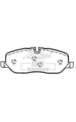 Quality LUCAS Land Rover Discovery 3 Front Ceramic Brake Pads D1098 , SEE500020 wholesale