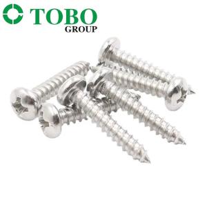 Stainless Steel DIN7981 Phillips Drive Pan Head Sharp Point Self Tapping Screw