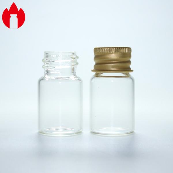 5ml Clear Screw Mouth Glass Vial With Aluminum Cap